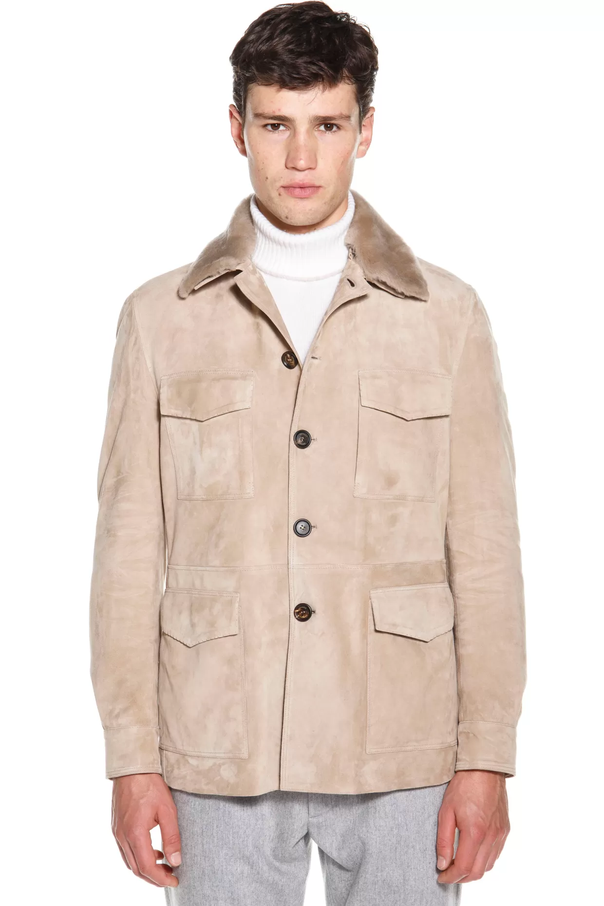 Uomo Eleventy Milano Capispalla*Giubbino In Pelle Fw23
