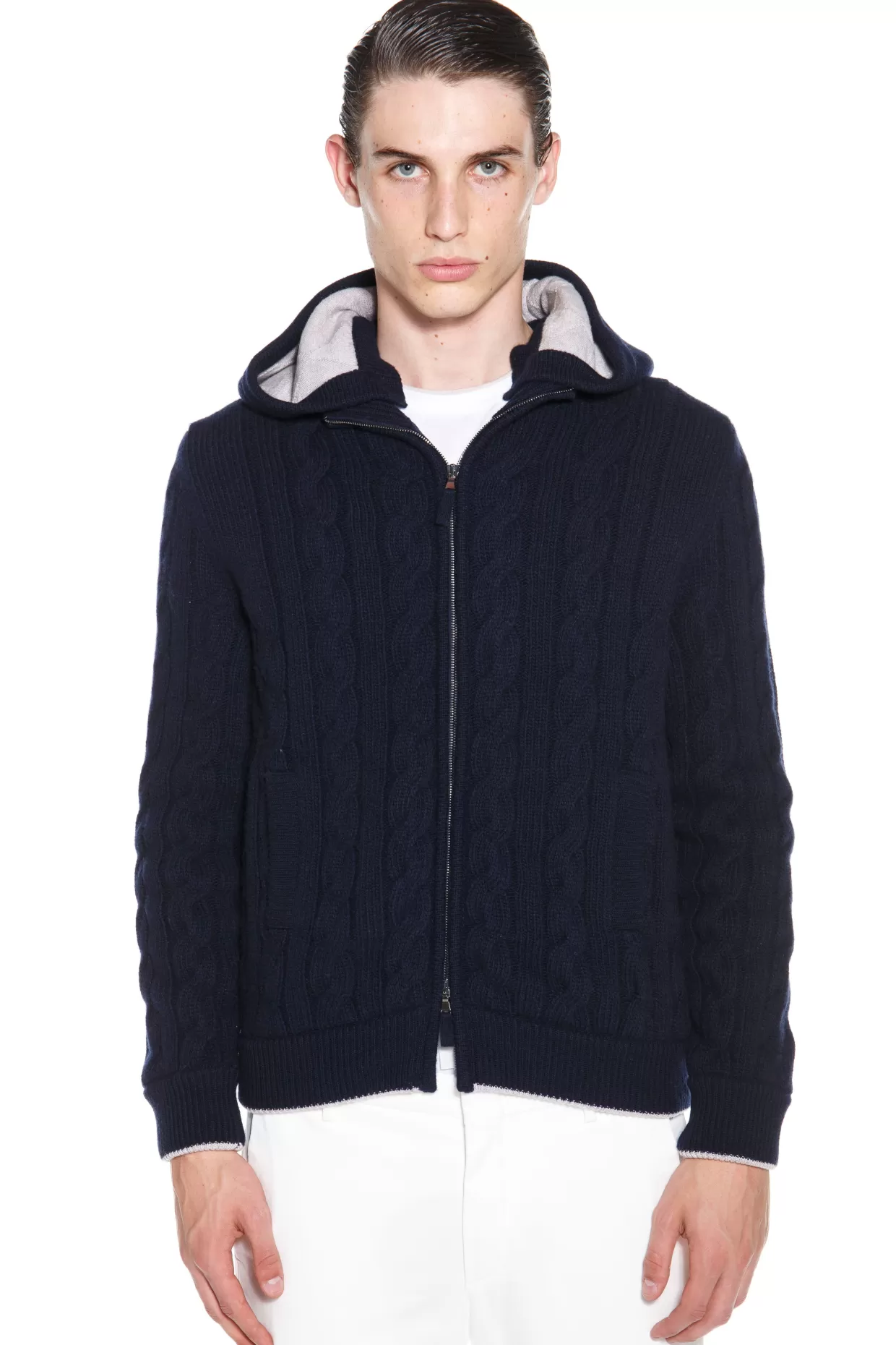 Uomo Eleventy Milano Capispalla*Maglia Full Zip Fw23